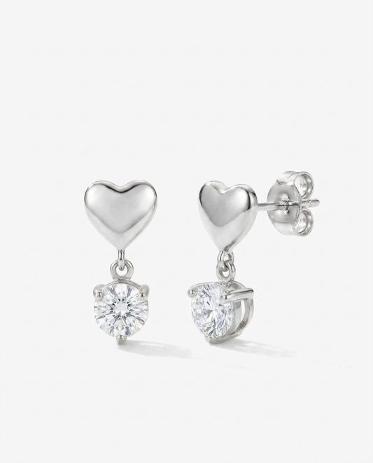 Crystal Heart Drops