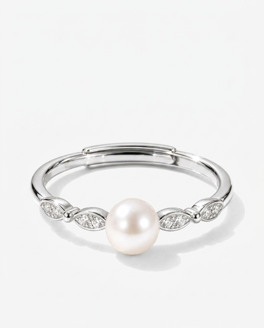 Pearl Marquise Ring