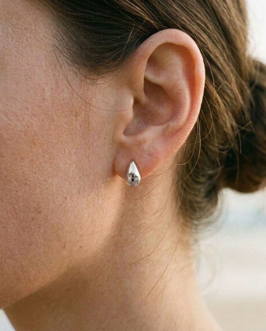 Water Drop Stud Earrings