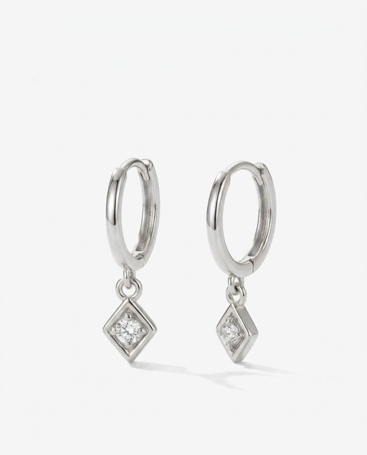 Rhombus Drop Earrings