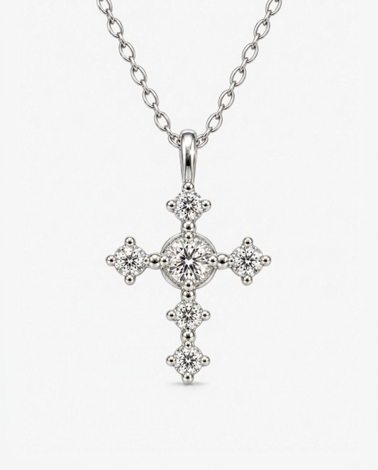 Crown Cross Necklace