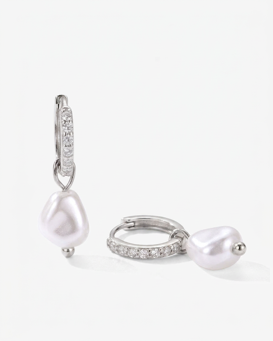 Baroque Pearl Drop Earrings