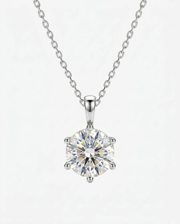 White Gold / 2ct Moissanite