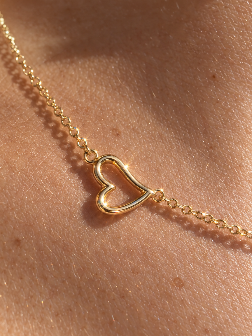 Floating Heart Necklace