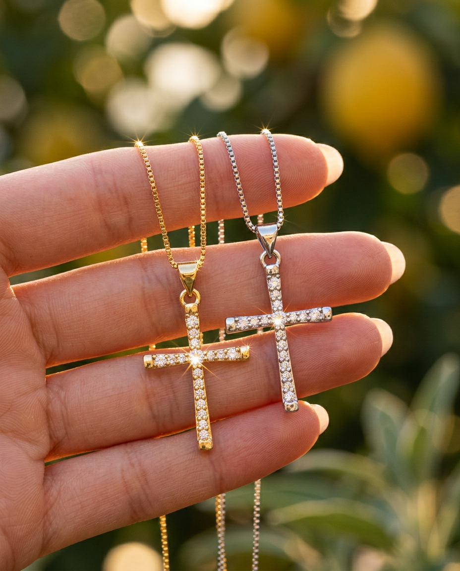 Verona Cross Necklace