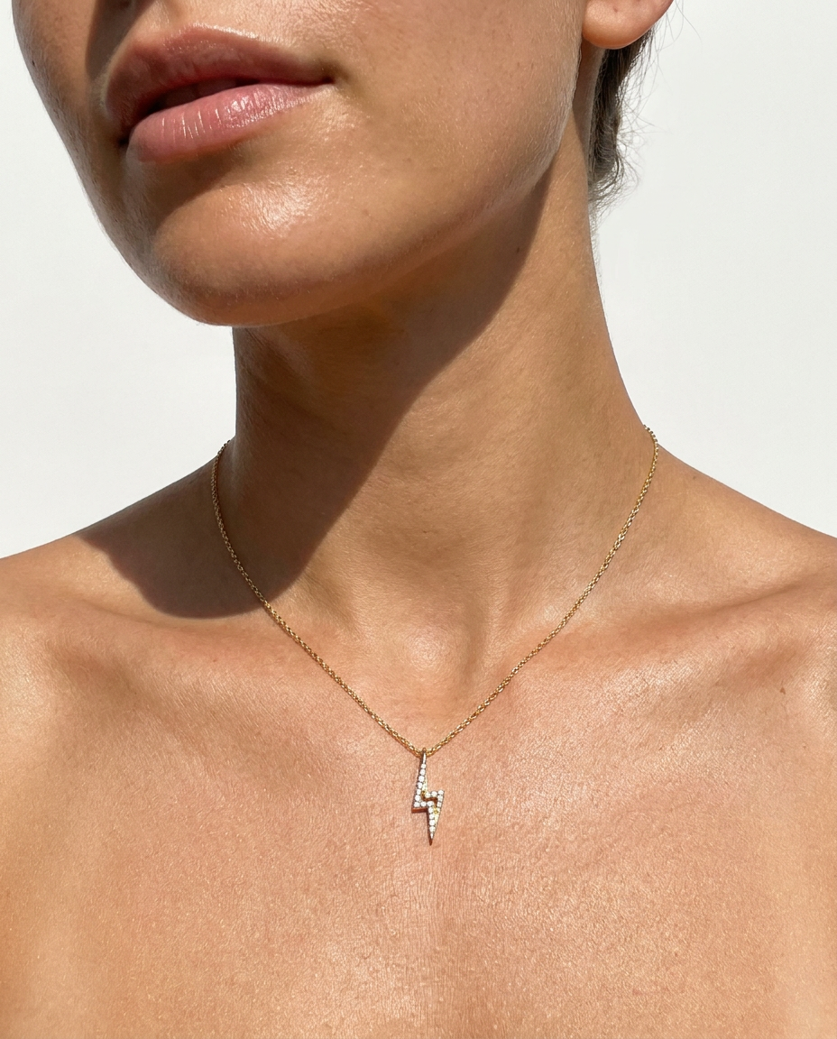 Lightning Pendant Necklace