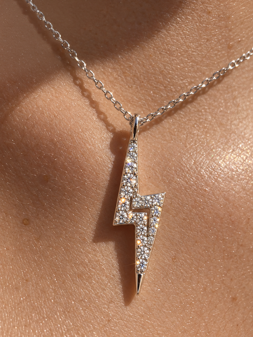 Lightning Pendant Necklace