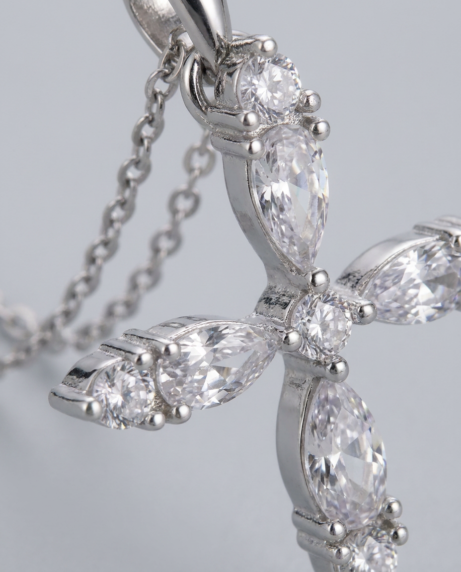 Maria's Cross Necklace