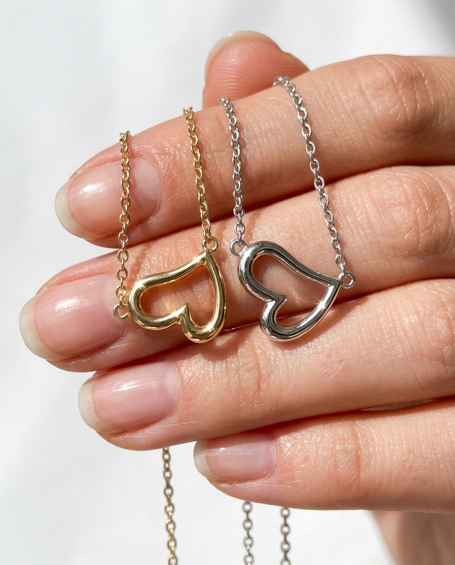 Floating Heart Necklace