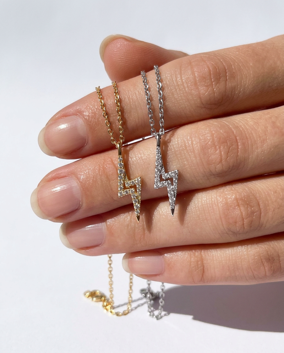 Lightning Pendant Necklace