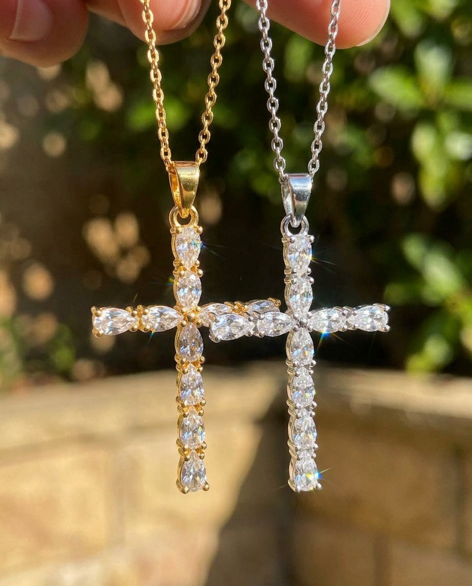 Bellagio Cross Necklace