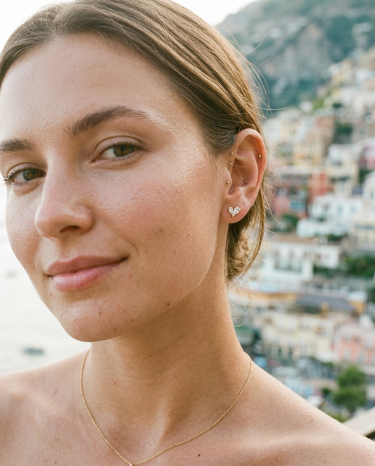 Star Heart Studs