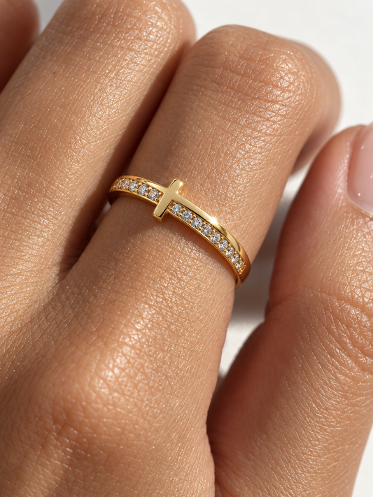 Sideways Cross Ring