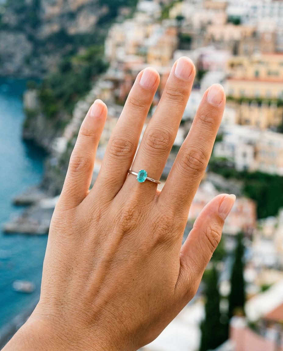 Oval Tourmaline Ring