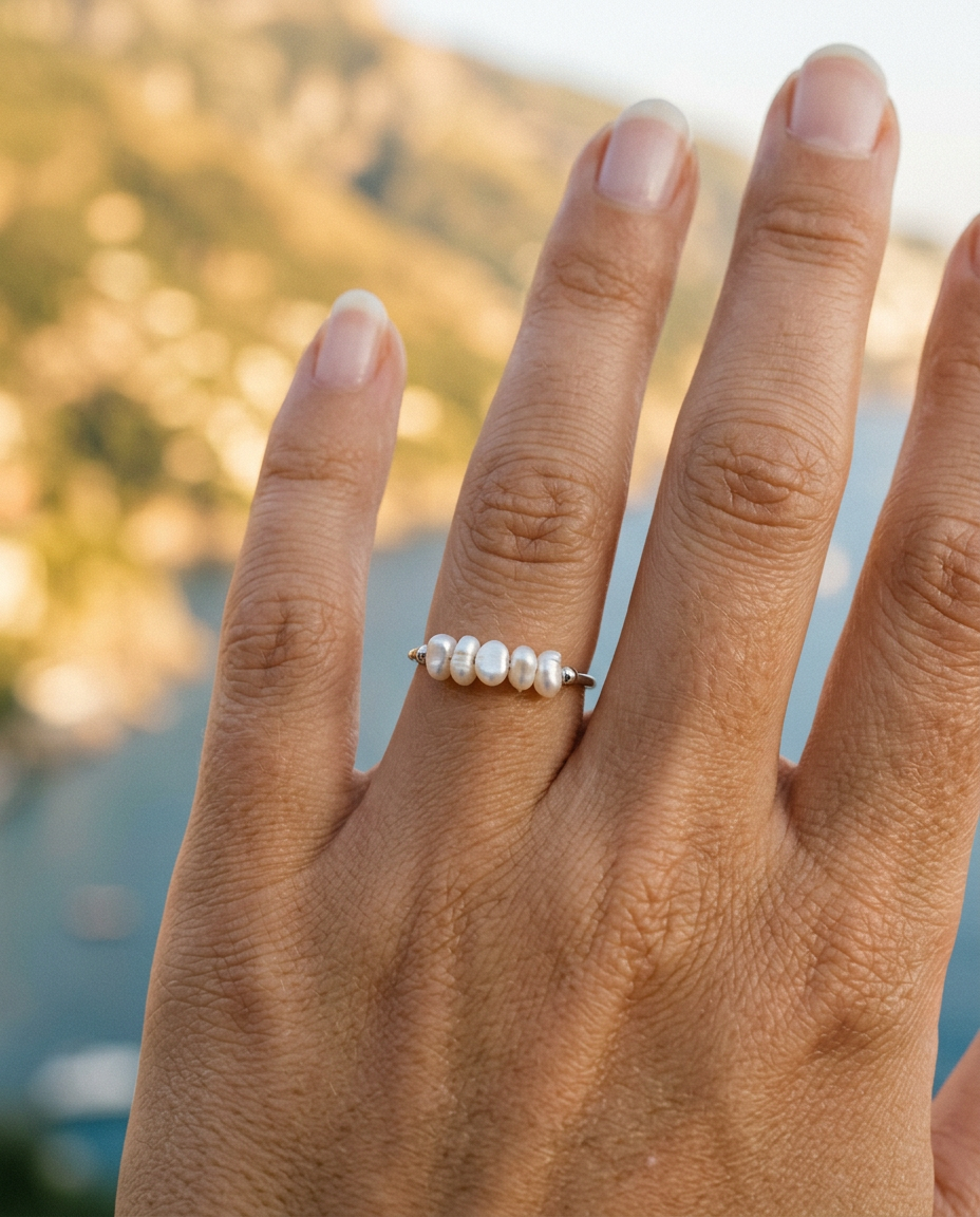 Five Pearl Ring