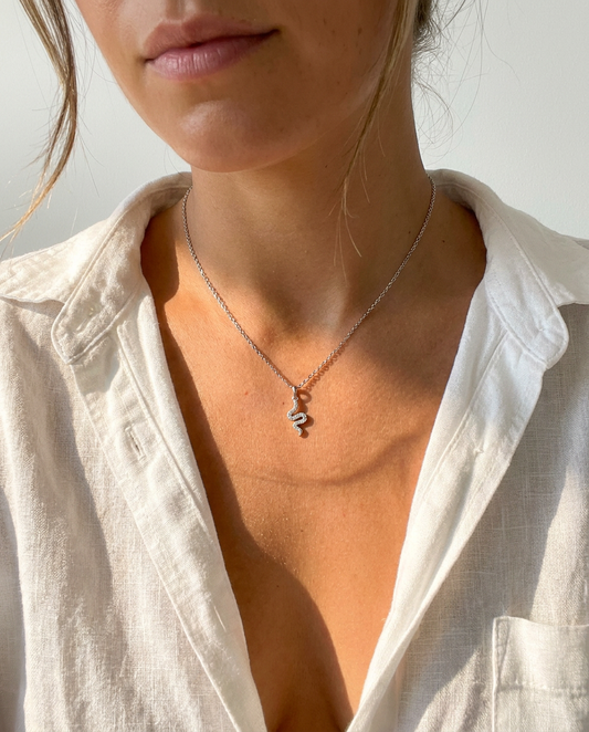 Serpentine Pendant Necklace