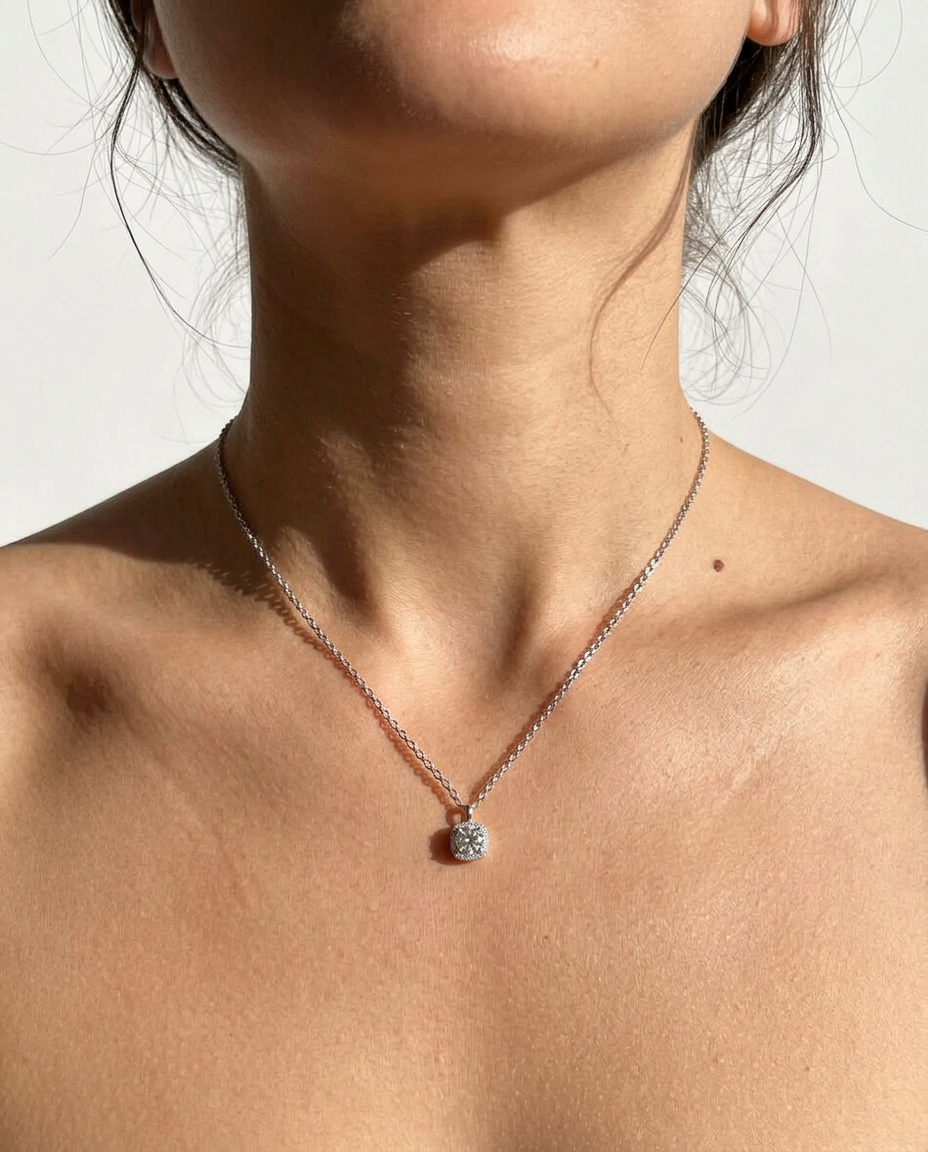 Halo Pendant Necklace