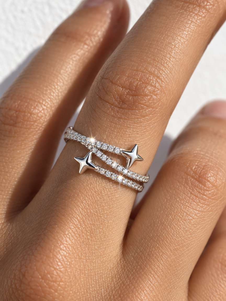 Open Star Ring