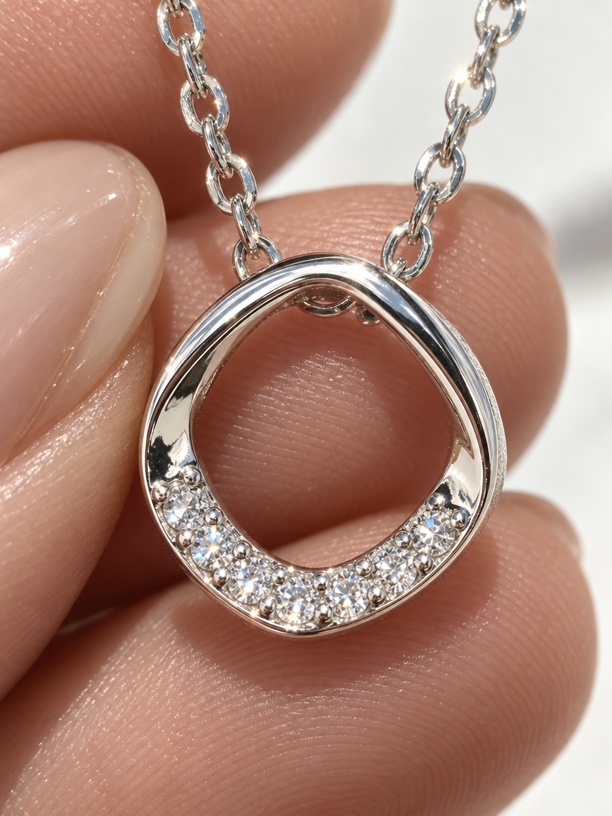 Soft Square Necklace
