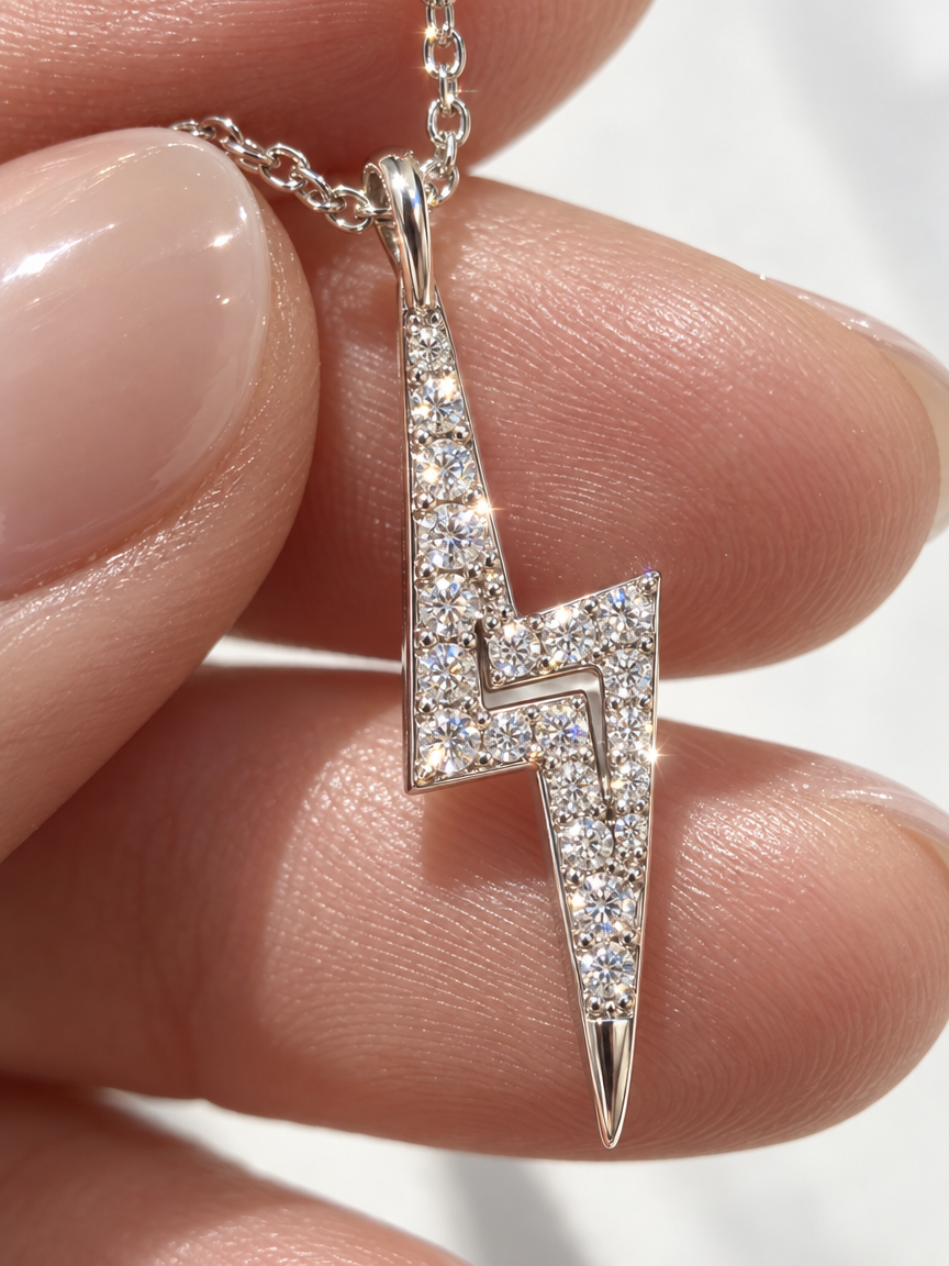 Lightning Pendant Necklace