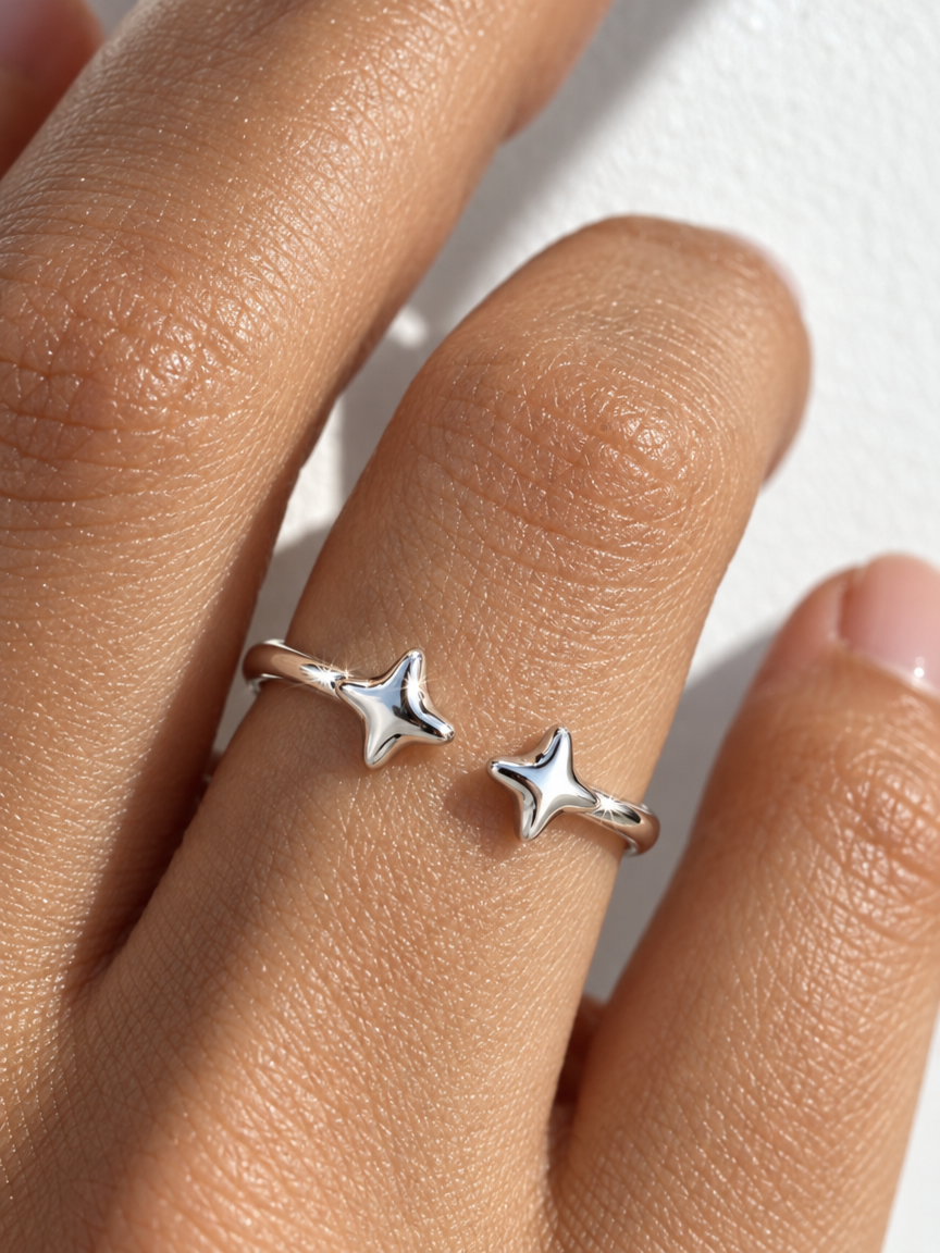 Open Star Ring
