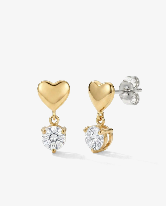 Crystal Heart Drops
