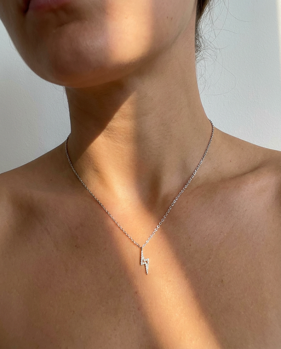 Lightning Pendant Necklace