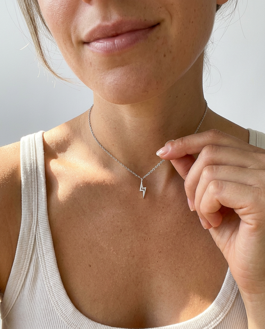 Lightning Pendant Necklace