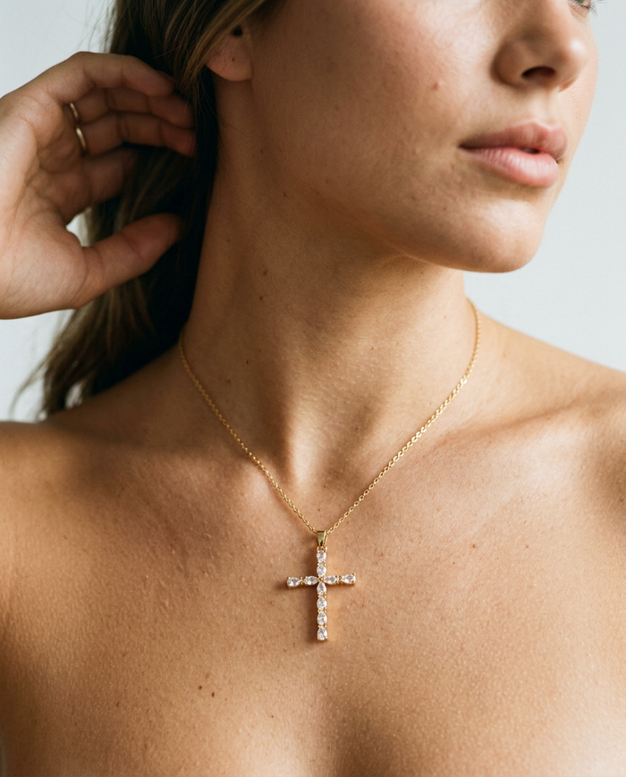 Bellagio Cross Necklace