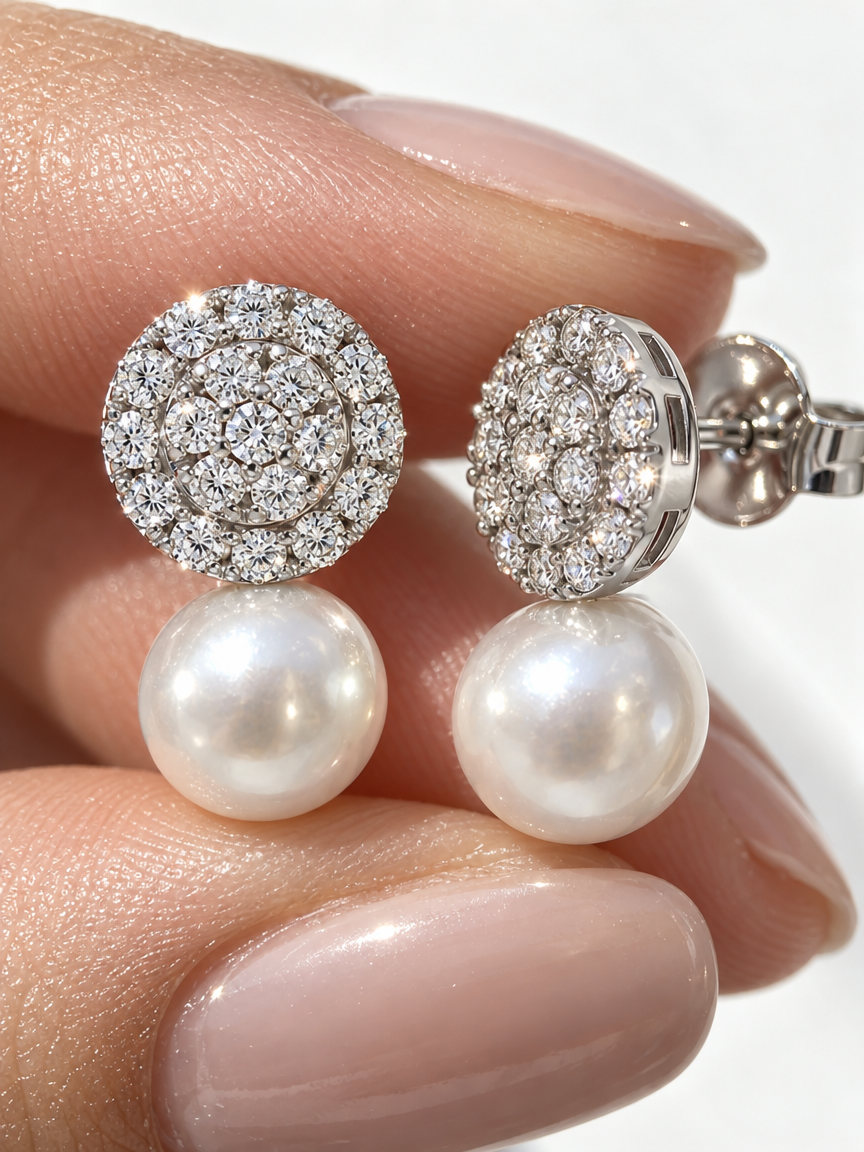 Aurora Pearl Stud