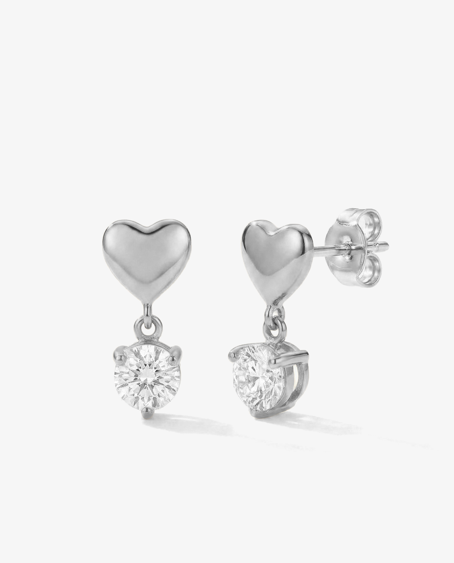 Crystal Heart Drops