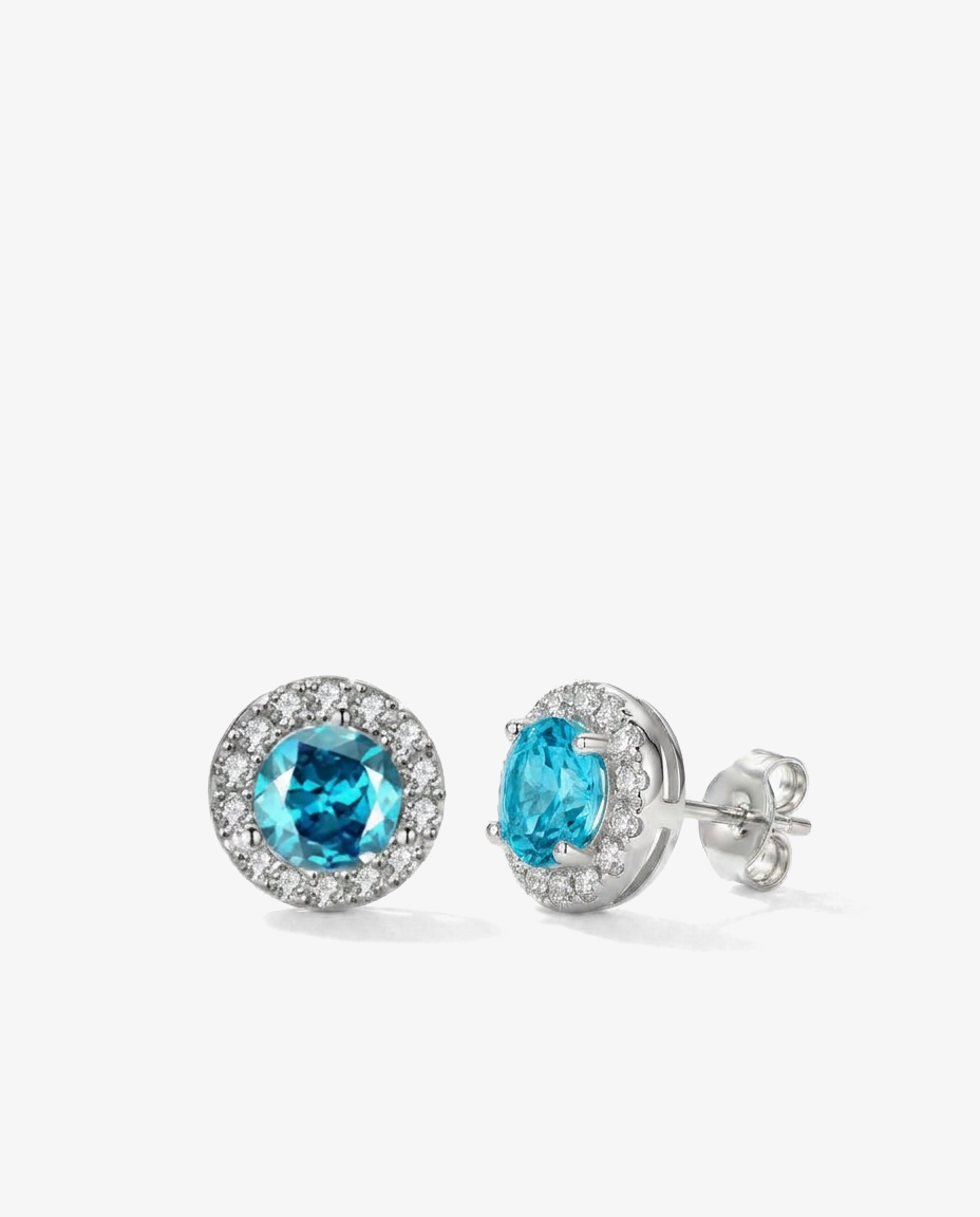 Dazzling Halo Studs