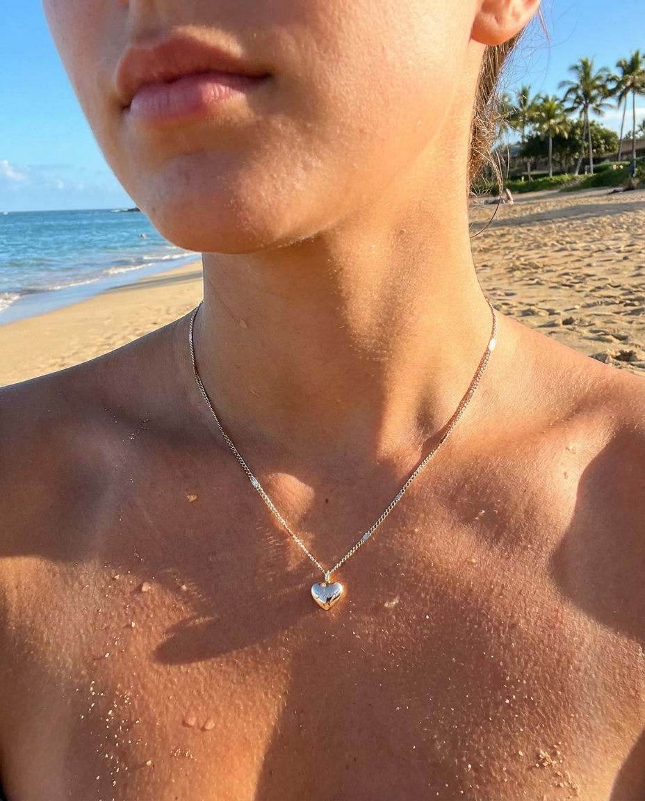 Love Heart Pendant Necklace