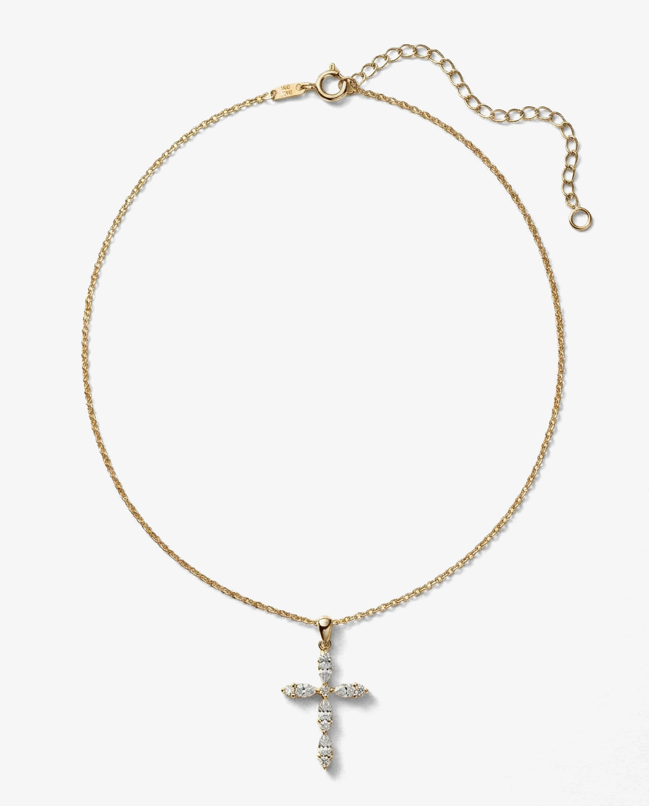 Maria's Cross Necklace