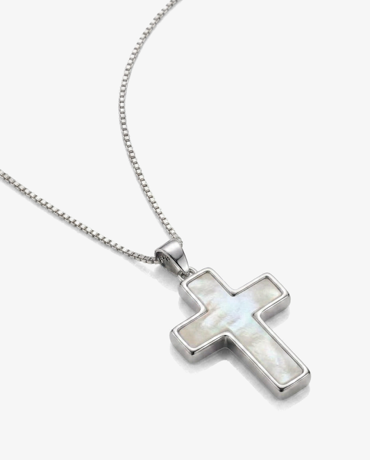 Madreperla Cross Necklace