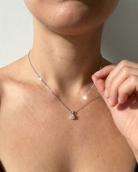 Rabbit Solitaire Necklace