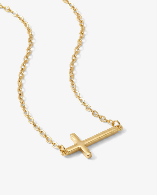 Orizzontale Cross Necklace