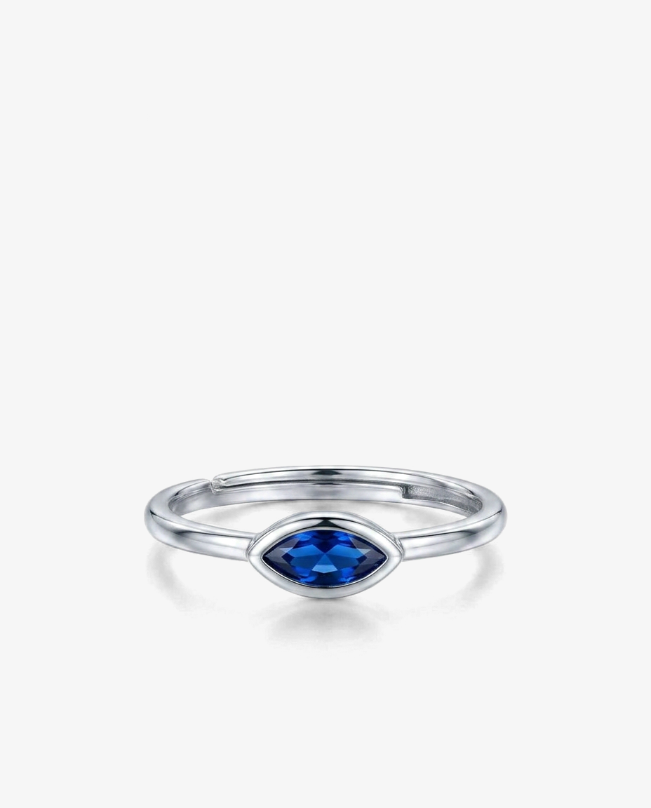 Blue Marquise Ring