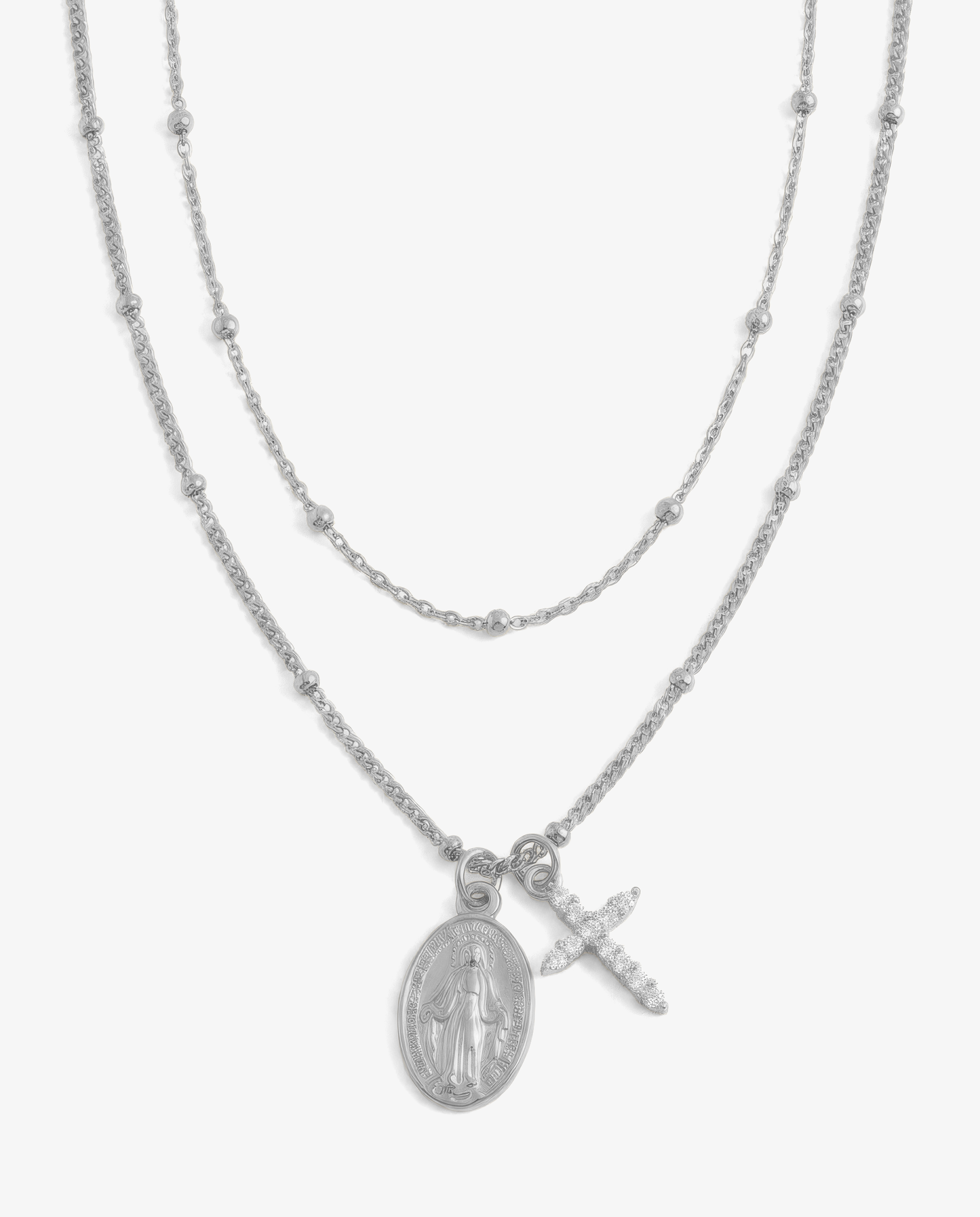 Everyday Miracolosa & Beaded Cable Necklace Set