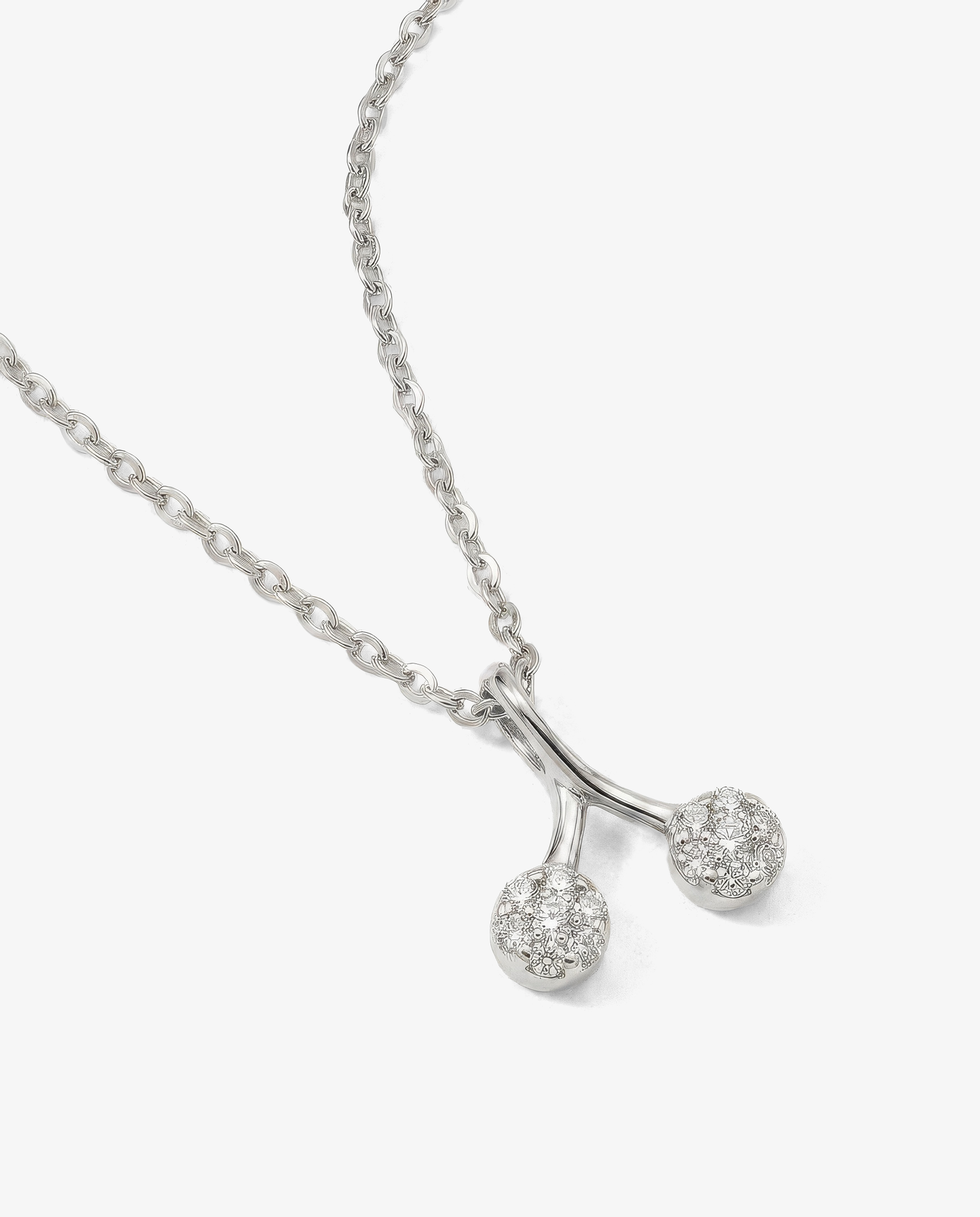 Cherry Rhinestone Necklace
