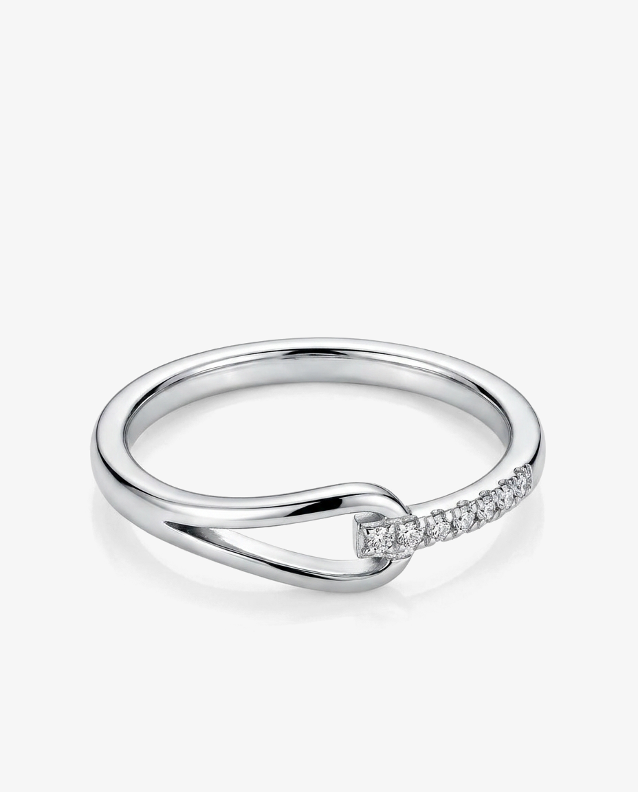 Geometric Pavé Ring
