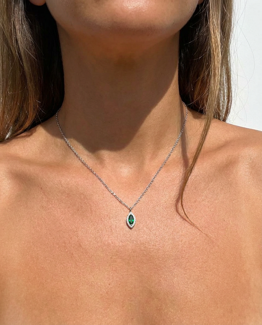 Emerald Marquise Necklace