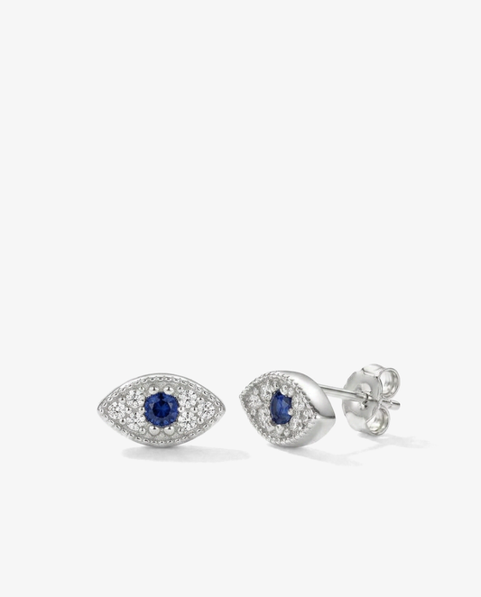 Evil Eye Stud Earrings