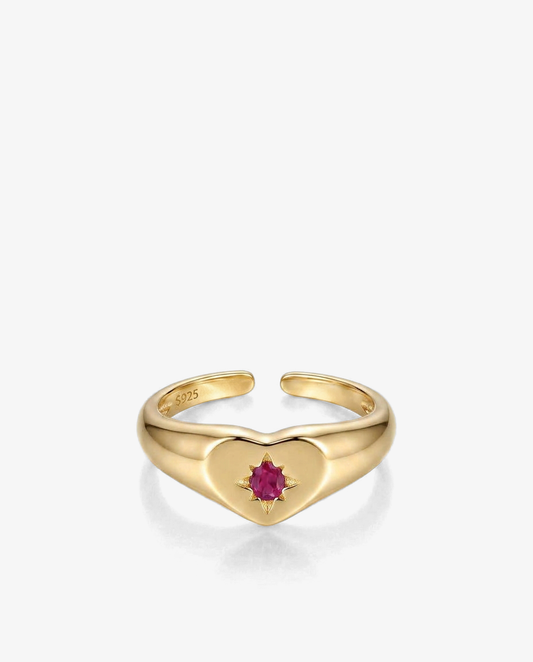 Zircon Signet Ring