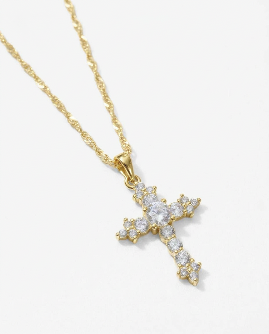 Celeste Cross Necklace