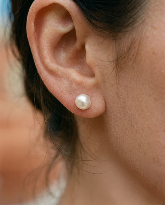 Baroque Pearl Studs