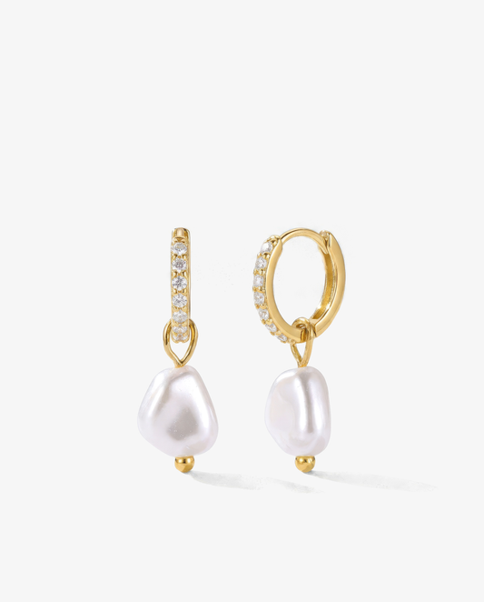 Baroque Pearl Drop Earrings