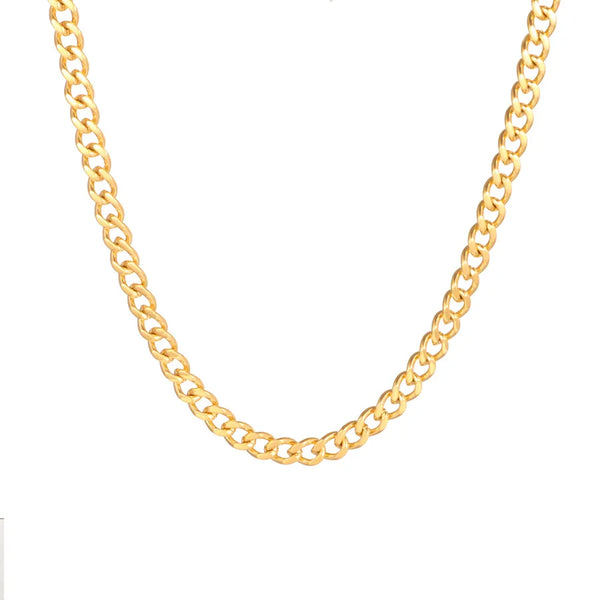 6mm Cuban Link Chain 45+5cm