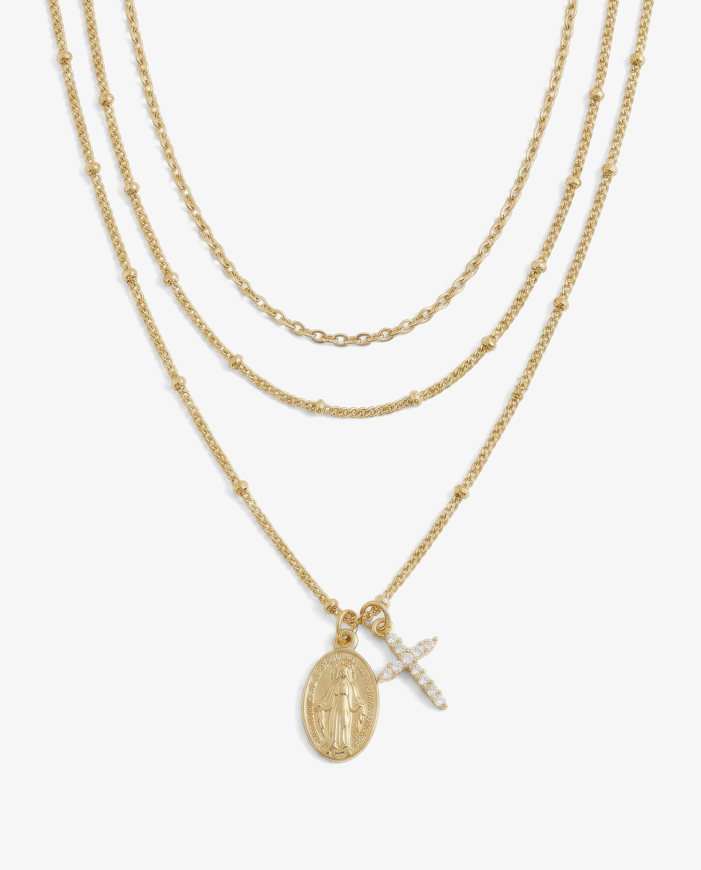 Miracolosa & Satellite & Cable Necklace Set