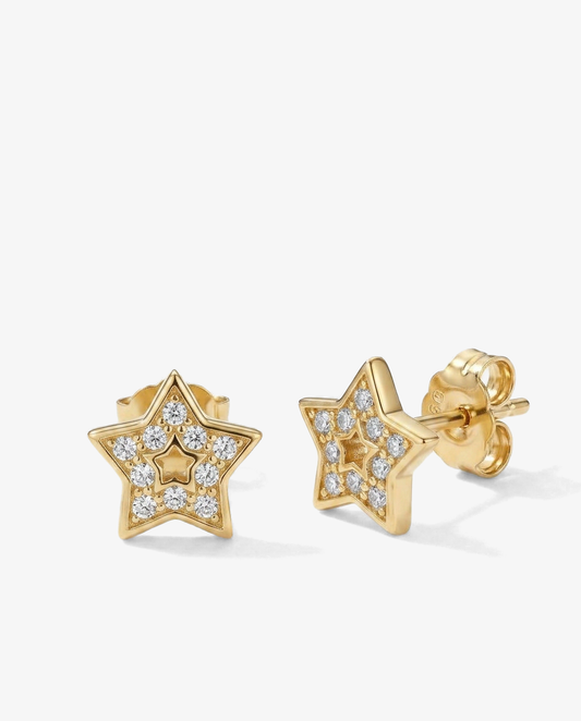 Diamond Star Studs